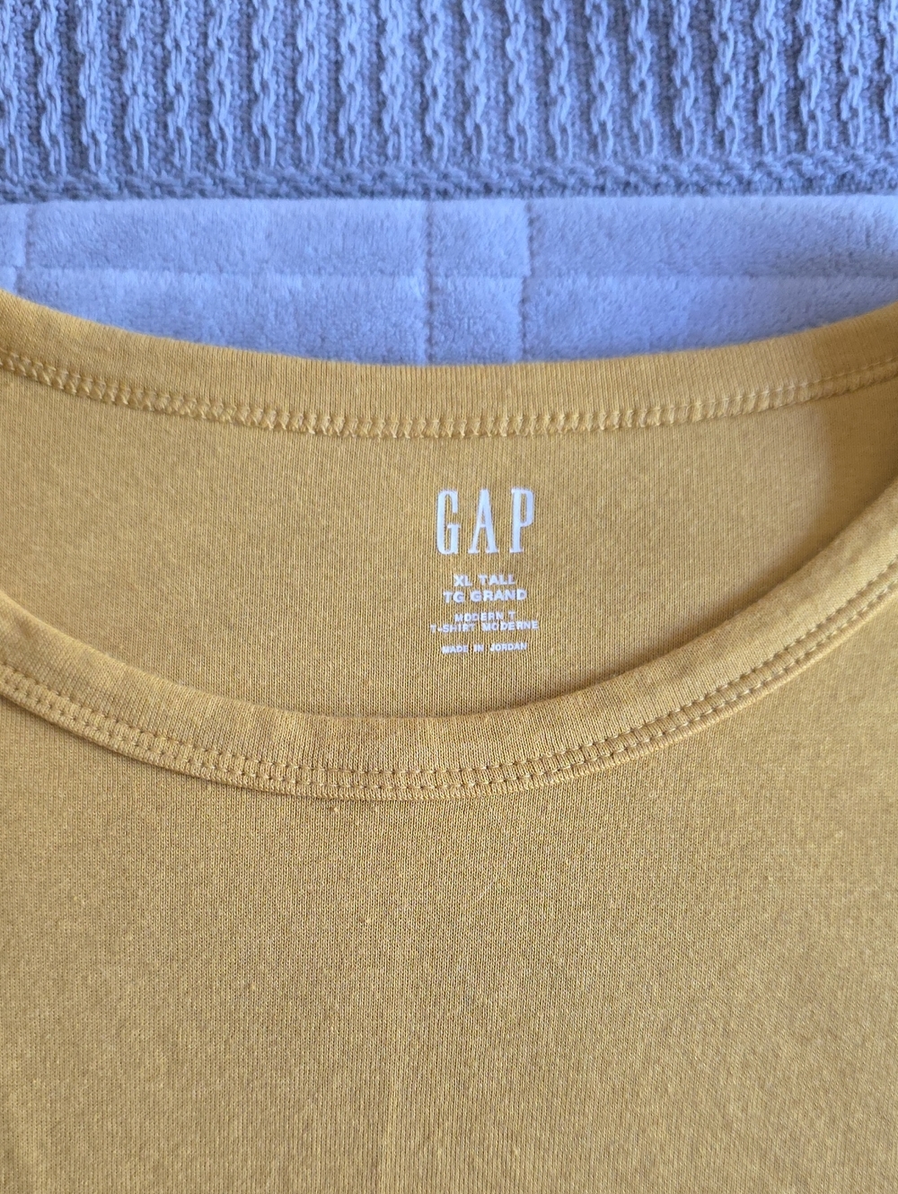 GAP Women's Golden Yellow Crewneck Tee